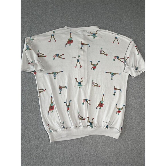 Vintage Andrew St. John Sweatshirt Exercise Jazzercize 1980’s 1990’s Medium Read - Picture 9 of 12